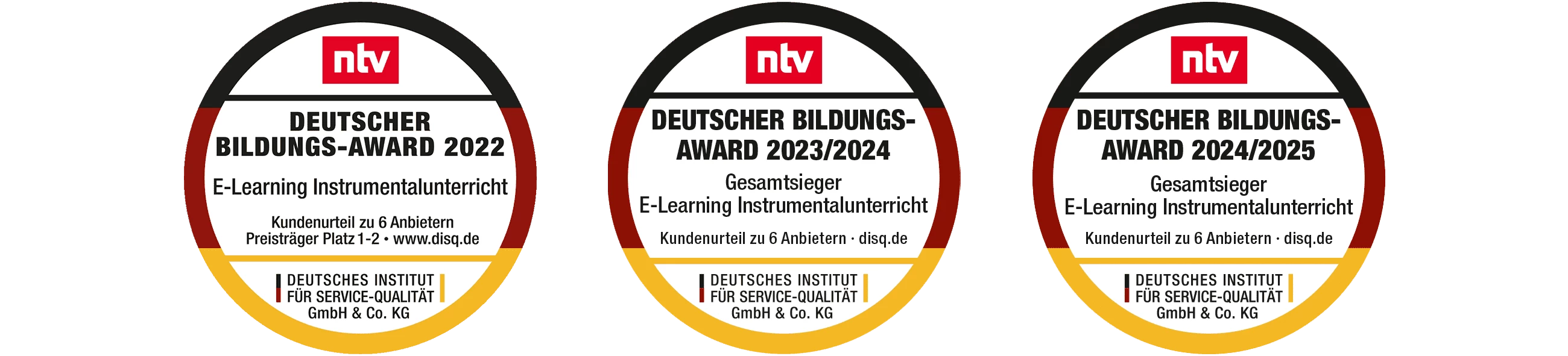 Auszeichnung: ntv Bildungsawards für 2022, 2023/24 und 2024/25.
