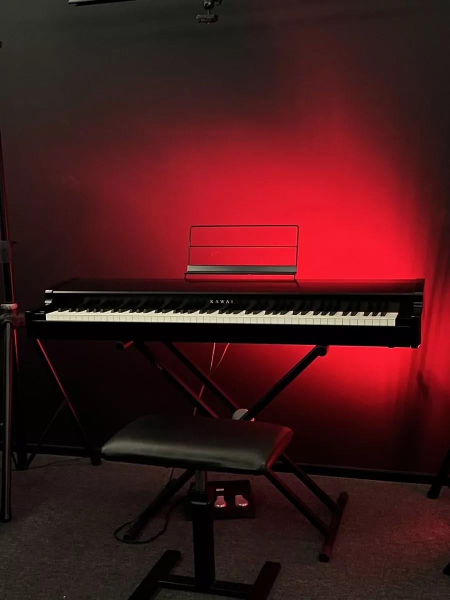 Digitalpiano im Studio