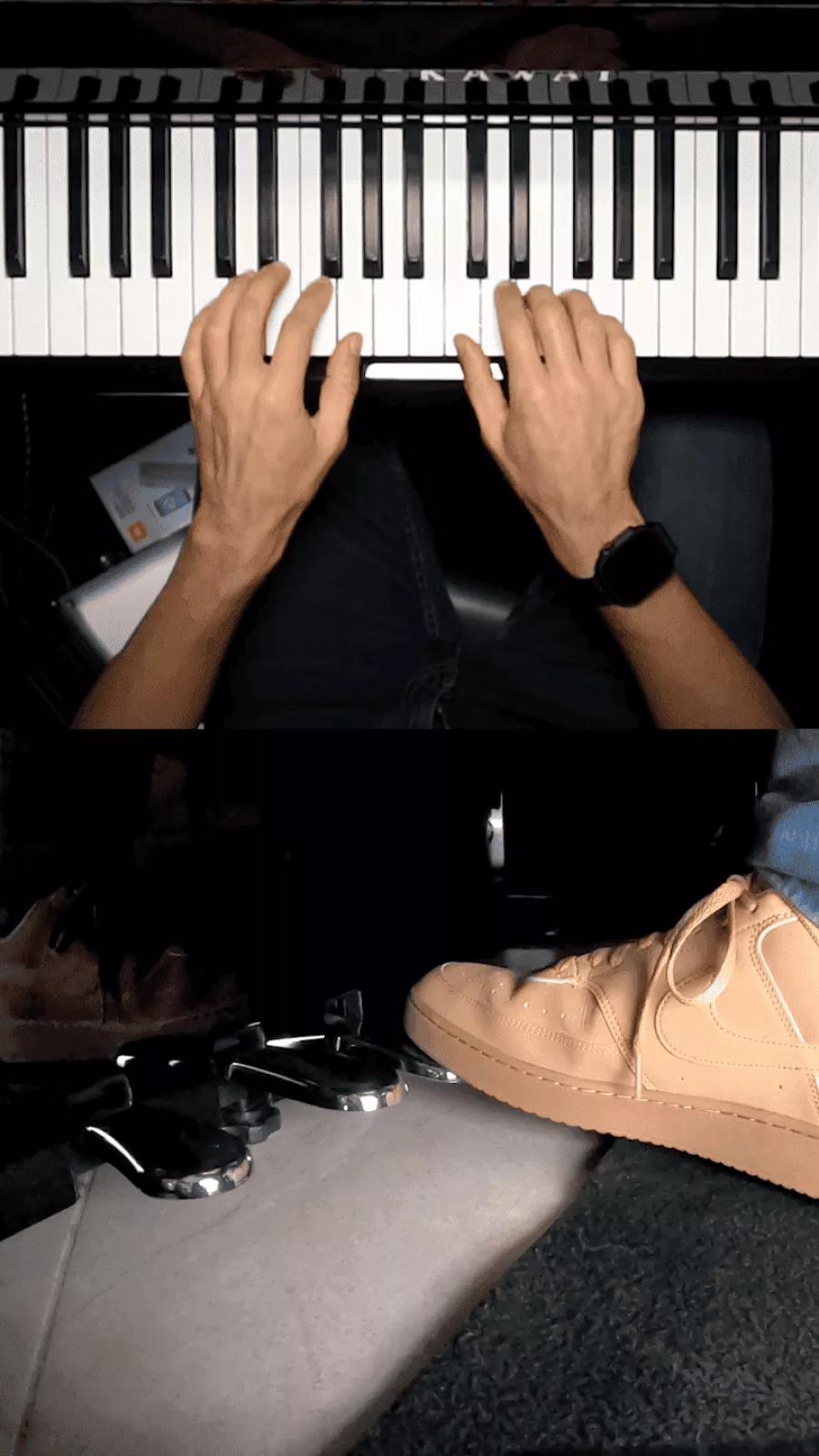 Pedalspiel am Klavier