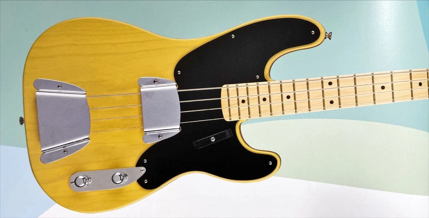 Gelbe Fender Telecaster Gitarre