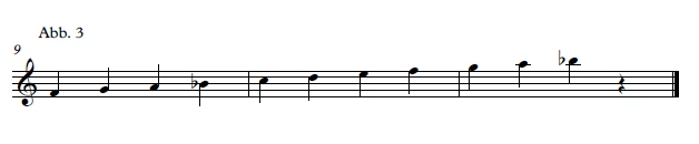 Durtonleiter von F‘ bis B‘‘
