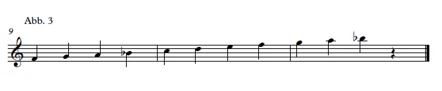 Durtonleiter von F‘ bis B‘‘