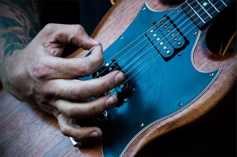 Gitarrenspieltechnik Flatpicking