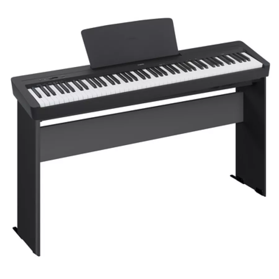 Yamaha P-145 on a keyboard stand